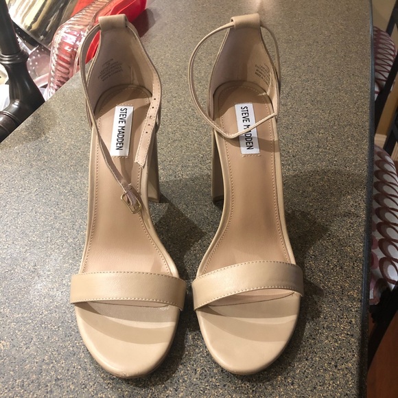 Steve Madden Carson Blush Leather heels - Picture 1 of 4
